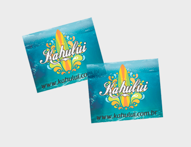 Adesivo em Vinil Transparente 32x45  - 4x0 - 100 unid