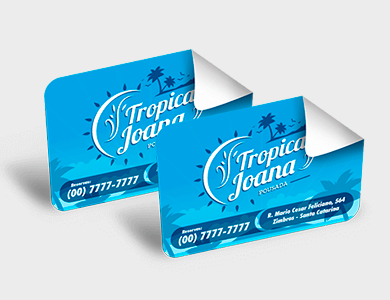 Adesivo em Vinil 32x45 - 4x0 - 25 unid