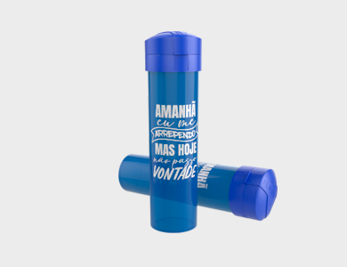 Garrafa Slim Fit Liso 540ml - 1 Cor de Impressão - 1x1 - 50 unid