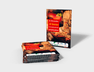 Formato A3 Couchê 300g Laminação Fosca - 4x1 - 5 unid