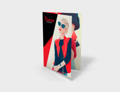 Pasta com Vinco Couchê 250g Laminação Fosca 31x45cm - 4x4 - 5 unid