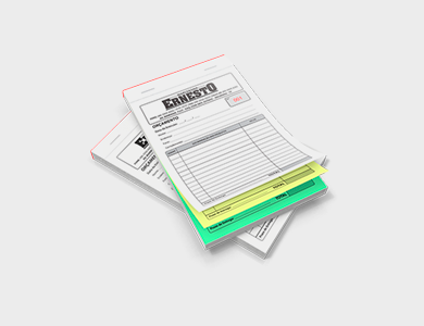 Bloco/Talão Numerado 1 via Sulfite 75g 10x15cm - 1x1 - 10 unid